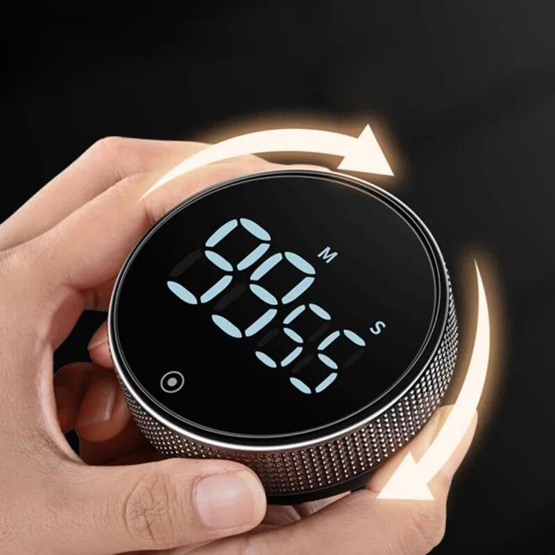 LED Digital Kitchen Timer For Cooking Shower Magnetic Electronic Digital Timer Smart Timer Mechanical Remind Alarm Kitchen Tool - megapoint.com